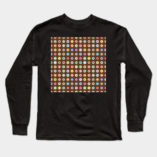 Retro multicolor circles Long Sleeve T-Shirt